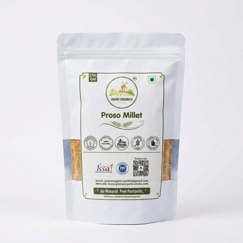 Grano Organico Premium Proso Millet (Chena/Barri) | Organic, Chemical & Pesticide Free