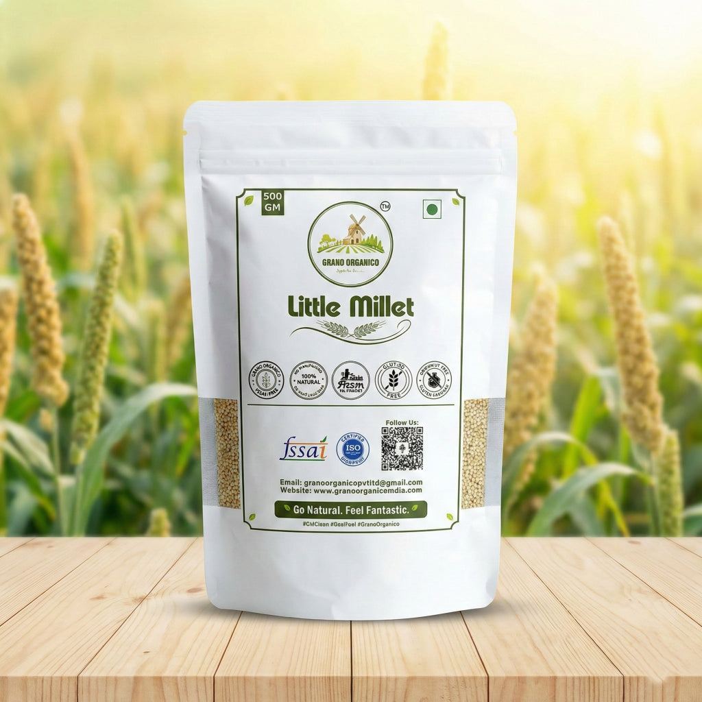 Grano Organico Premium Little Millet (Kutki/Samai) | Organic, Chemical & Pesticide Free