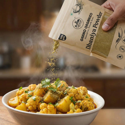 Grano Organico Rajasthani Dhaniya Powder (Coriander) | High Aroma & Oragnic