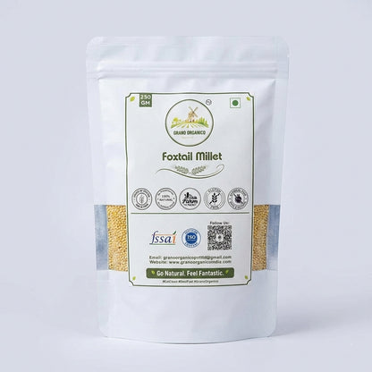 Grano Organico Premium Foxtail Millet (Kangni/Thinai) | Organic, Chemical & Pesticide Free
