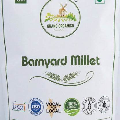 Grano Organico Premium Barnyard Millet (Sanwa/Jhangora) | Organic, Chemical & Pesticide Free