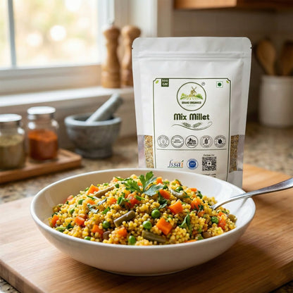 Grano Organico Multi-Millet Mix | Premium 3-Grain Blend | Chemical Free