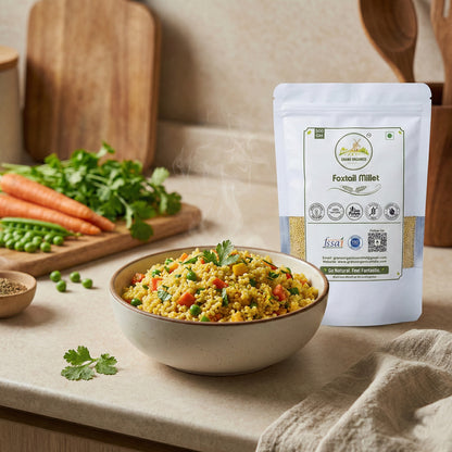 Grano Organico Premium Foxtail Millet (Kangni/Thinai) | Organic, Chemical & Pesticide Free