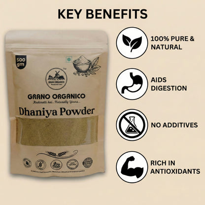 Grano Organico Rajasthani Dhaniya Powder (Coriander) | High Aroma & Oragnic