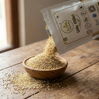 Grano Organico Premium Little Millet (Kutki/Samai) | Organic, Chemical & Pesticide Free