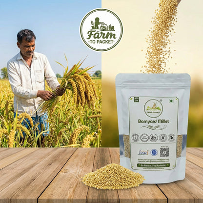 Grano Organico Premium Barnyard Millet (Sanwa/Jhangora) | Organic, Chemical & Pesticide Free