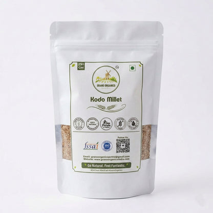 Grano Organico Premium Kodo Millet (Varagu/Kodra) | Organic, Chemical & Pesticide Free