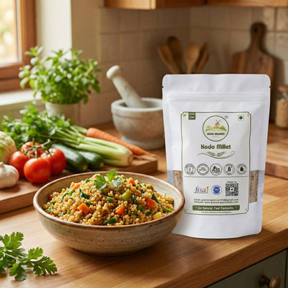 Grano Organico Premium Kodo Millet (Varagu/Kodra) | Organic, Chemical & Pesticide Free
