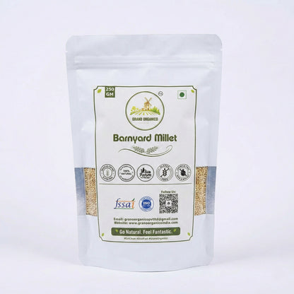 Grano Organico Premium Barnyard Millet (Sanwa/Jhangora) | Organic, Chemical & Pesticide Free