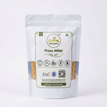 Grano Organico Premium Proso Millet (Chena/Barri) | Organic, Chemical & Pesticide Free