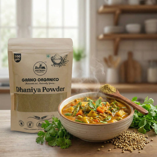 Grano Organico Rajasthani Dhaniya Powder (Coriander) | High Aroma & Oragnic