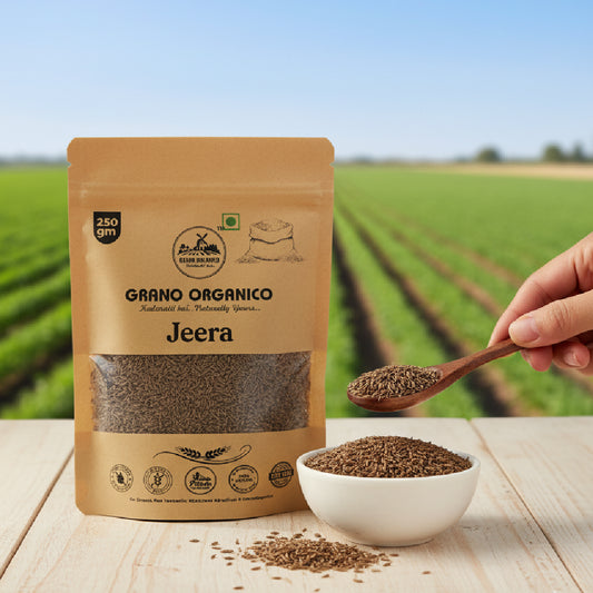 Grano Organico Rajasthani Jeera (Cumin Seeds) | 100% Chemical Free & Organic