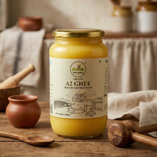 Grano Organico A2 Gir Cow Ghee | Vedic Bilona Method | Organic & Hand-Churned | Gujarat Special