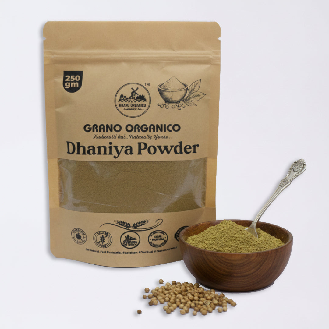 Grano Organico Rajasthani Dhaniya Powder (Coriander) | High Aroma & Oragnic