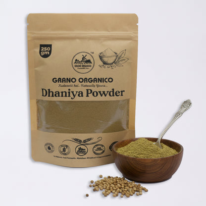 Grano Organico Rajasthani Dhaniya Powder (Coriander) | High Aroma & Oragnic