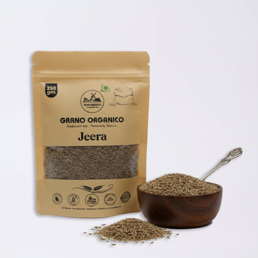 Grano Organico Rajasthani Jeera (Cumin Seeds) | 100% Chemical Free & Organic